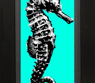 Seahorse-James Coleman Studios Shop-Allison Lefcort,fota,FOTA2022,Framed Art,Giclee On Canvas,le,NEW