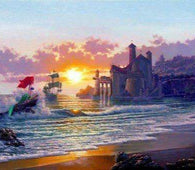 Out Of The Sea by Rodel Gonzalez (fine art poster)-Disney,Disney Fine Art Posters,Framing Optional,Rodel Gonzalez