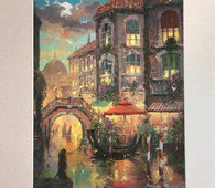 Immersed In Venice Romance by James Coleman (matted print)-James Coleman,Matted Prints,No Frame