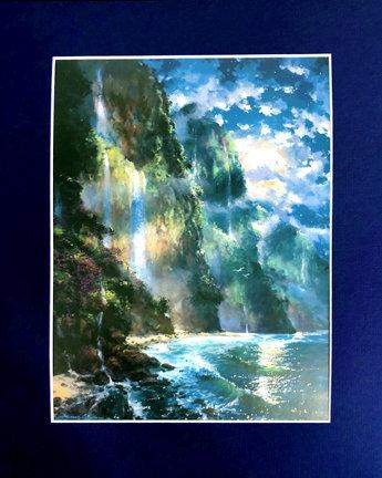 Mystical Napali Moon by James Coleman (matted print) – James