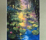 Giverny by James Coleman (matted print)-James Coleman,Matted Prints,No Frame