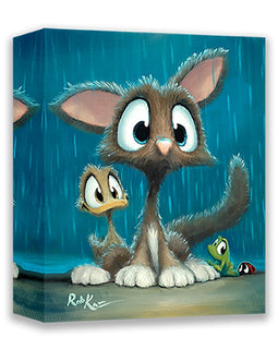 "Can We Come In"-Rob Kaz-Canvas Collectible,fota,FOTA2022,Giclee On Canvas,NEW,Rob Kaz,wrapped canvas