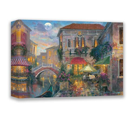 An Evening In Venice by James Coleman (wrapped canvas collectible)-Canvas Collectible,James Coleman,No Frame