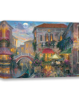 An Evening In Venice by James Coleman (wrapped canvas collectible)-Canvas Collectible,James Coleman,No Frame
