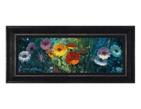 Flowers in Bloom by James Coleman (framed canvas giclee)-fota,Framed Art,Giclee On Canvas,James Coleman,le