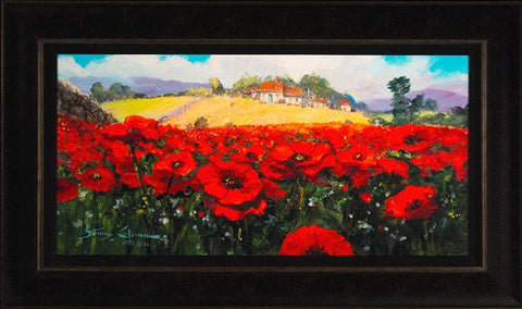 Full Bloom Fragrance by James Coleman (framed canvas giclee)-fota,Framed Art,Giclee On Canvas,James Coleman,le,new