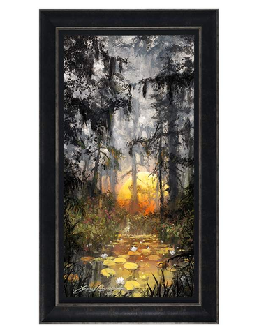 Golden Glow by James Coleman (framed LE canvas giclee)-fota,Framed Art,Giclee On Canvas,James Coleman,le,new