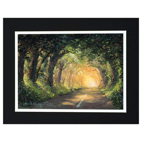 Lighting The Way Home by James Coleman (matted print)-James Coleman,Matted Prints,No Frame