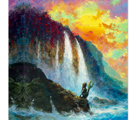 "Mermaid Rock"-James Coleman-Canvas Collectible,fota,FOTA2022,Giclee On Canvas,James Coleman,NEW,wrapped canvas