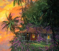 Paradise Home by James Coleman (framed canvas giclee)-fota,Framed Art,Giclee On Canvas,James Coleman,le,new