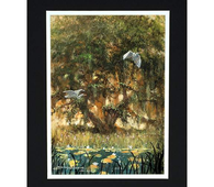Spanish Moss by James Coleman (matted print)-James Coleman,Matted Prints,No Frame