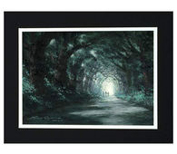 Tunnel Of Hope by James Coleman (matted print)-James Coleman,Matted Prints,No Frame