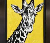 "Giraffe" Mixed Media