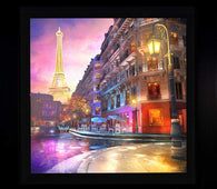 Love in Paris by Joel Payne (framed metal print)-fota,Framed Art,joelpayne,le,metal prints