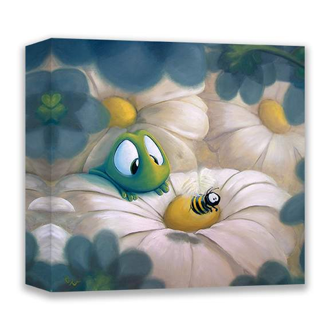 Busy Bee by Rob Kaz (wrapped canvas collectible)-Canvas Collectible,Giclee On Canvas,No Frame,Rob Kaz