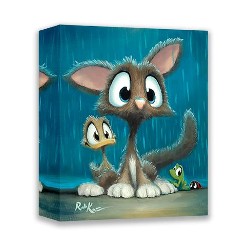 Can We Come In by Rob Kaz (wrapped canvas collectible)-Canvas Collectible,Giclee On Canvas,No Frame,Rob Kaz