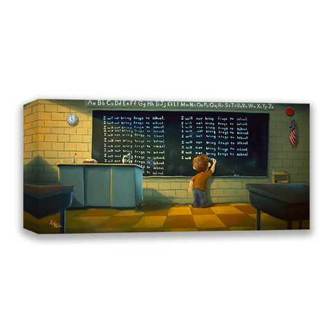 Detention by Rob Kaz (wrapped canvas collectible)-Canvas Collectible,Giclee On Canvas,No Frame,Rob Kaz