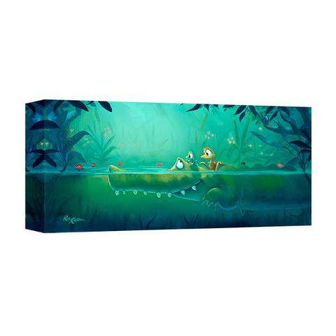 Friendly Ride by Rob Kaz (wrapped canvas collectible)-Canvas Collectible,Giclee On Canvas,No Frame,Rob Kaz