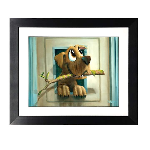 New Toy by Rob Kaz (framed fine art paper)-Framed Art,Giclee On Paper,Rob Kaz
