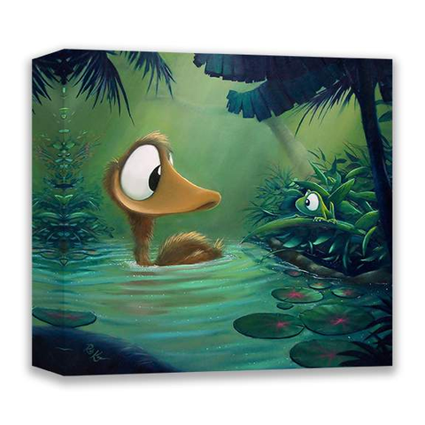 Sitting Duck by Rob Kaz (wrapped canvas collectible)-Canvas Collectible,Giclee On Canvas,No Frame,Rob Kaz