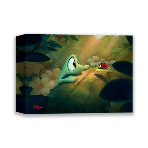 Staring Contest by Rob Kaz (wrapped canvas collectible)-Canvas Collectible,Giclee On Canvas,No Frame,Rob Kaz