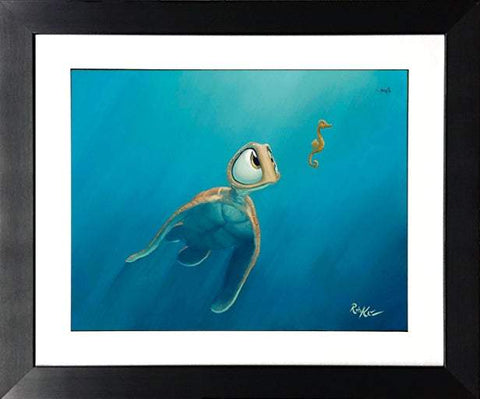 Tailing The Horse by Rob Kaz (framed fine art paper)-Framed Art,Giclee On Paper,Rob Kaz