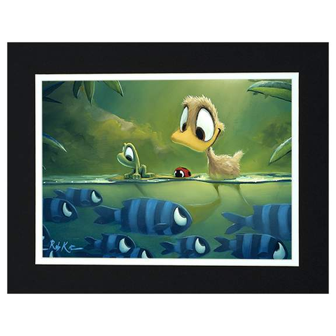 Going A Different Way by Rob Kaz (matted print)-Matted Prints,No Frame,Rob Kaz