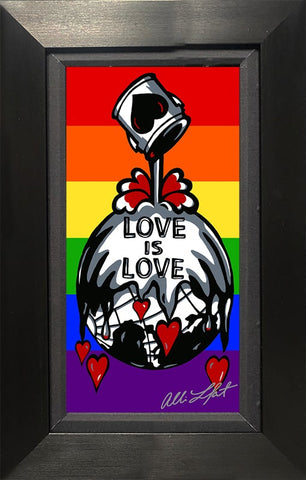 Love is Love-James Coleman Studios Shop-Allison Lefcort,fota,FOTA2022,Framed Art,Giclee On Canvas,le,NEW