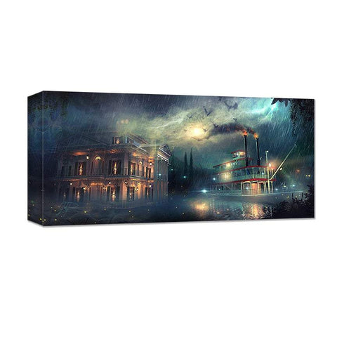 Departing Nightly by Joel Payne (wrapped canvas collectible)-Canvas Collectible,fota,Giclee On Canvas,joelpayne,No Frame,wrapped canvas