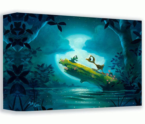 Duck and a Hard Place by Rob Kaz (wrapped canvas collectible)-Animals,Canvas Collectible,fota,Giclee On Canvas,kaz,No Frame,Rob Kaz,wrapped canvas