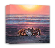Seaside Golden Hour by Rodel Gonzalez (wrapped canvas collectible)-Canvas Collectible,Giclee On Canvas,No Frame,Rodel Gonzalez