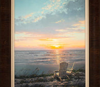 Sunlit Romance by Rodel Gonzalez (framed canvas giclee)-Canvas Collectible,fota,Framed Art,Giclee On Canvas,Limited Edition,Rodel Gonzalez