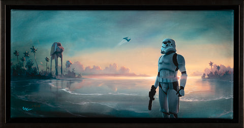 Scarif Forces by Rob Kaz (wrapped canvas collectible), Star Wars