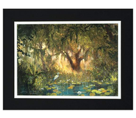 Afternoon Solitude by James Coleman (matted print)-James Coleman,Matted Prints,No Frame