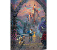 ''Beast and Belle Forever" by James Coleman, Giclée on Canvas, Disney Treasure-Canvas Collectible,Disney,Giclee On Canvas,James Coleman,No Frame,wrapped canvas