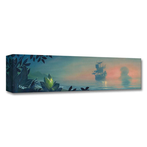 Peter Pan ''Never Land Lagoon'' by Rob Kaz, Giclée on Canvas, Disney Treasure-Canvas Collectible,Disney,Giclee On Canvas,No Frame,Rob Kaz