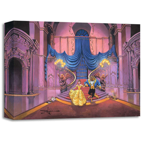 Beauty and the Beast ''Tale as Old as Time'' by Rodel Gonzalez, Giclée on Canvas, Disney Treasure-Canvas Collectible,Disney,Giclee On Canvas,No Frame,Rodel Gonzalez