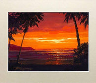 A Perfect View by Rodel Gonzalez (matted print)-Matted Prints,No Frame,Rodel Gonzalez