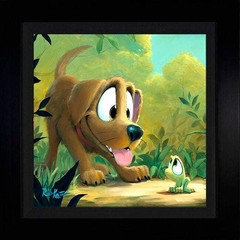 Big Trouble by Rob Kaz (framed metal print)-Framed Art,le,metal prints,Rob Kaz