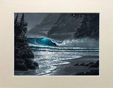 Night Surge by Rodel Gonzalez (matted print)-Matted Prints,new,No Frame,Rodel Gonzalez
